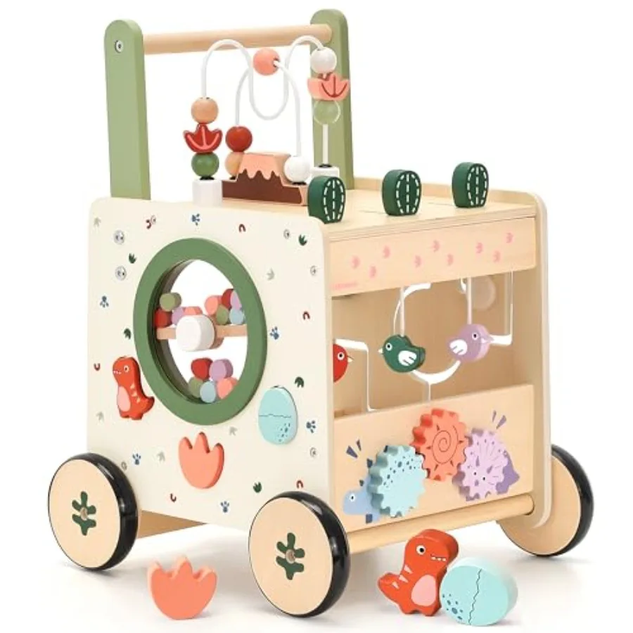 Montessori wooden baby walker with wheels for toddlers: natural wood finish smooth white paint non-toxic finish and ergonomic h
Montessori wooden baby walker with wheels for toddlers: natural wood finish smooth white paint non-toxic finish and ergonomic h