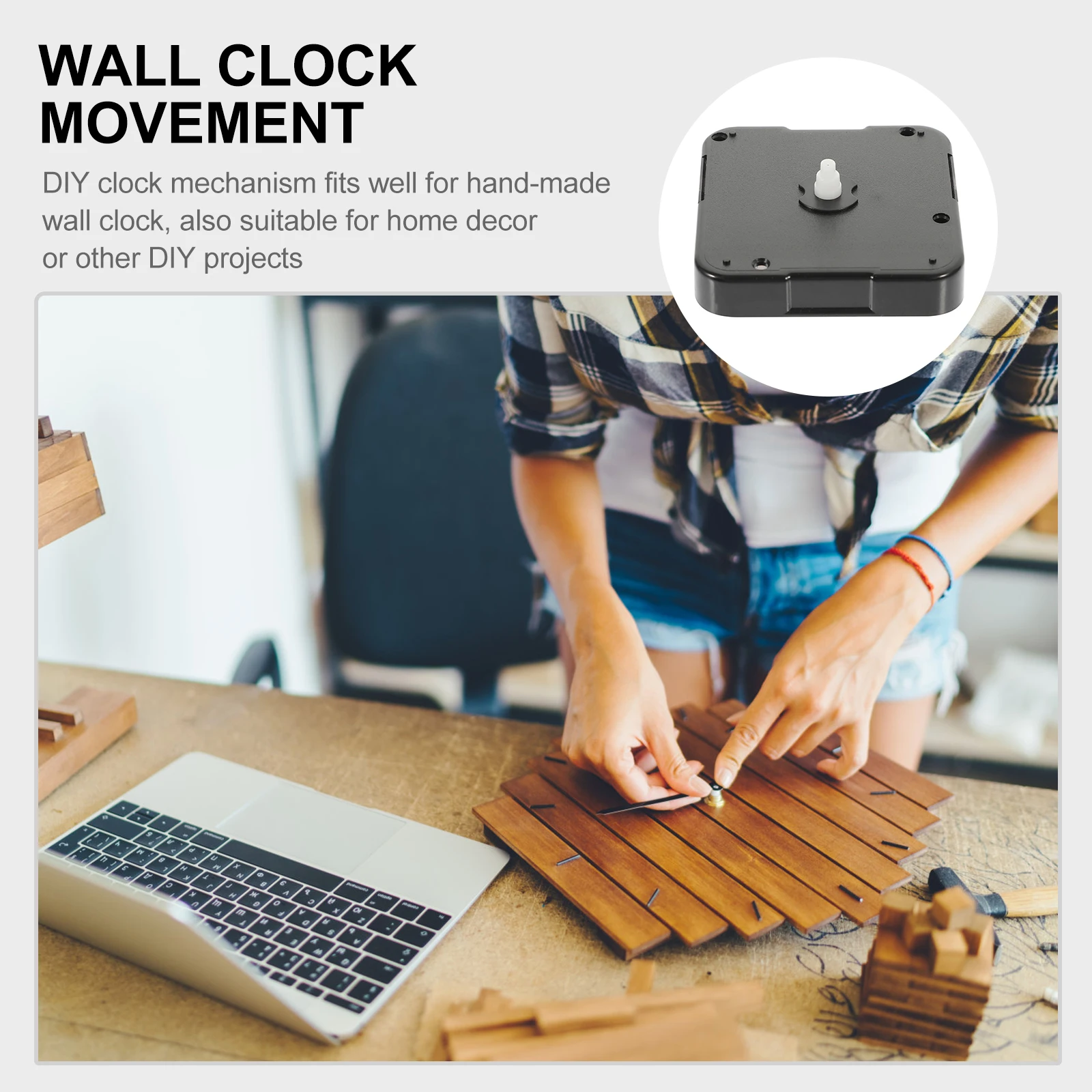 Quartz Wall Clock Movement Replacement Plastic Operated Silent Sweep No Ticking DIY Clock for Home
Quartz Wall Clock Movement Replacement Plastic Operated Silent Sweep No Ticking DIY Clock for Home