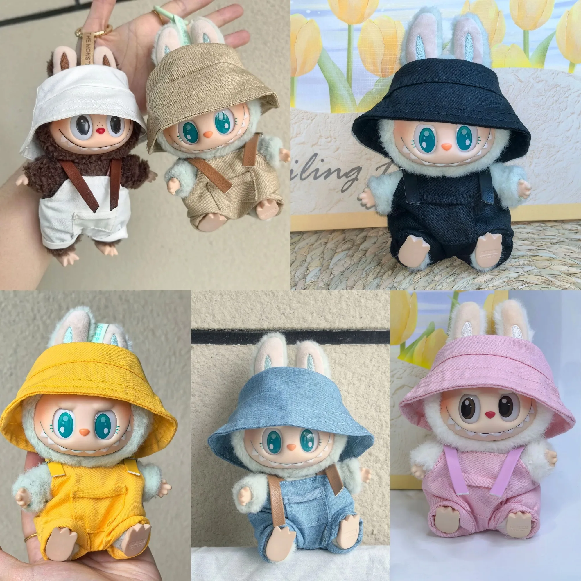 Labubu 15 см/17 см кукольная одежда для сидения, кукольная одежда, 6 цветов, брюки-комбинезон с поясом и шляпой
Labubu 15 см/17 см кукольная одежда для сидения, кукольная одежда, 6 цветов, брюки-комбинезон с поясом и шляпой