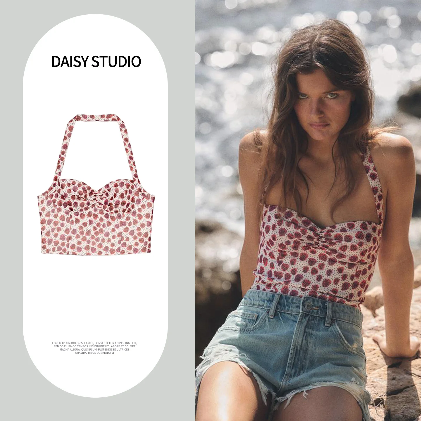 Spring Summer New Women's Zipper Print Neck Hanging Folded Hem Top Polyester Fiber Slim Fit Short Length Casual Wear
Spring Summer New Women's Zipper Print Neck Hanging Folded Hem Top Polyester Fiber Slim Fit Short Length Casual Wear