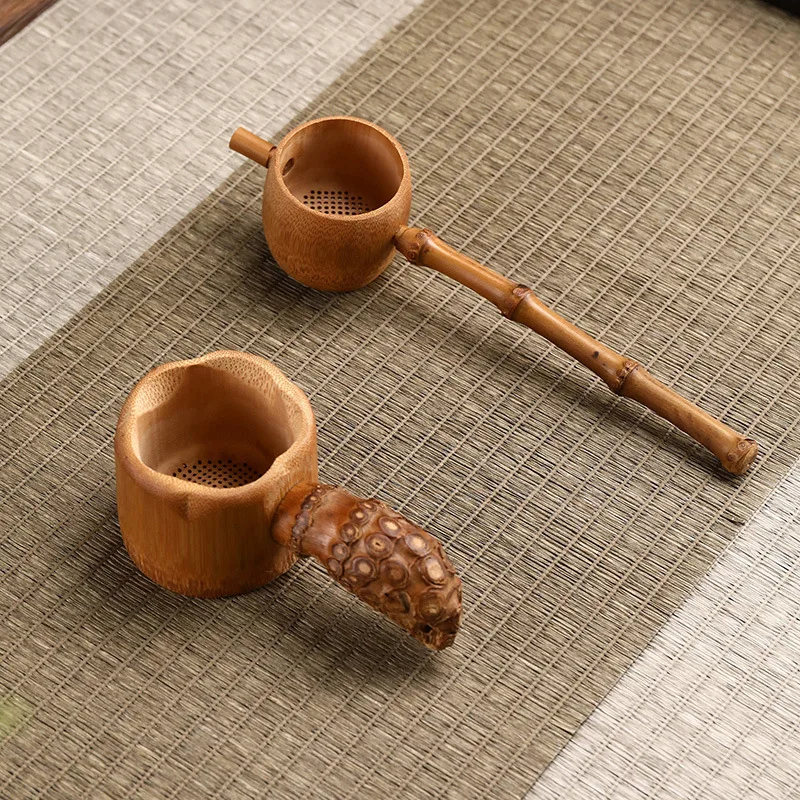 Bamboo Tea Strainer Handmade Filter Vintage Style Infuser Mesh Sifter Tea Residue Remover Traditional Tool Loose Leaf- 
Bamboo Tea Strainer Handmade Filter Vintage Style Infuser Mesh Sifter Tea Residue Remover Traditional Tool Loose Leaf-