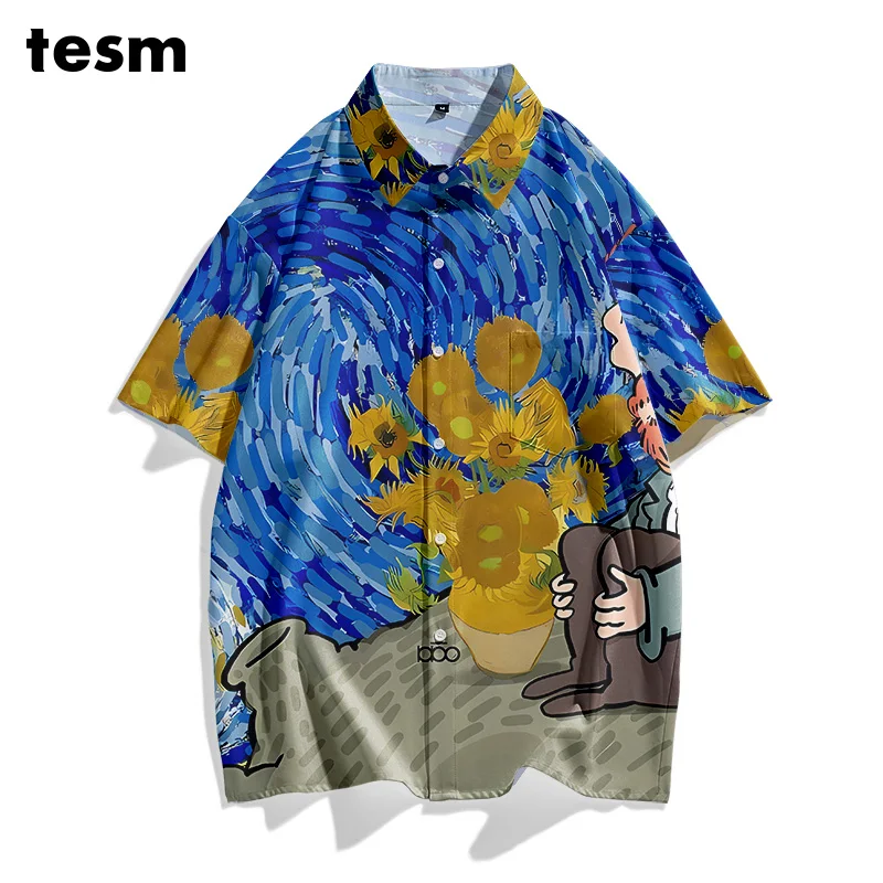 TESM Summer Couple Matching Hawaiian Shirts - Unisex Loose Short-Sleeve Breathable Sun-Protective Men Women Vacation Beach Tops 
TESM Summer Couple Matching Hawaiian Shirts - Unisex Loose Short-Sleeve Breathable Sun-Protective Men Women Vacation Beach Tops