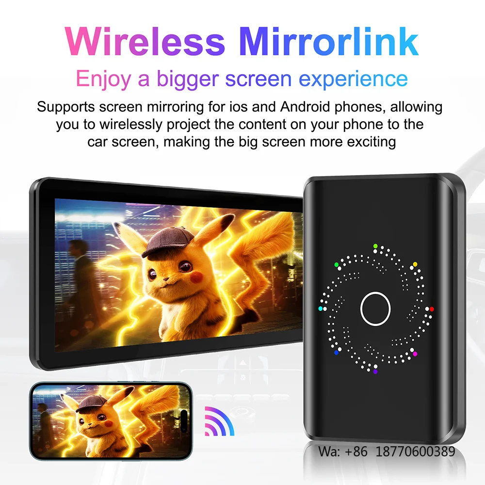 Rhythm Wireless Carplay Android Box 4G 32G Dual 5G Wifi BT Video Output Usb Multimedia Player
Rhythm Wireless Carplay Android Box 4G 32G Dual 5G Wifi BT Video Output Usb Multimedia Player