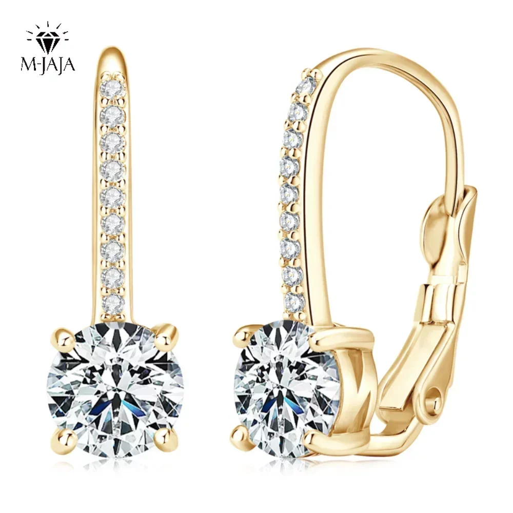 M-JAJA 1ct Moissanite Hoop Earrings Diamond Earrings for Women S925 Sterling Silver 18K Gold Plated Party Fine Jewelry Gifts
M-JAJA 1ct Moissanite Hoop Earrings Diamond Earrings for Women S925 Sterling Silver 18K Gold Plated Party Fine Jewelry Gifts