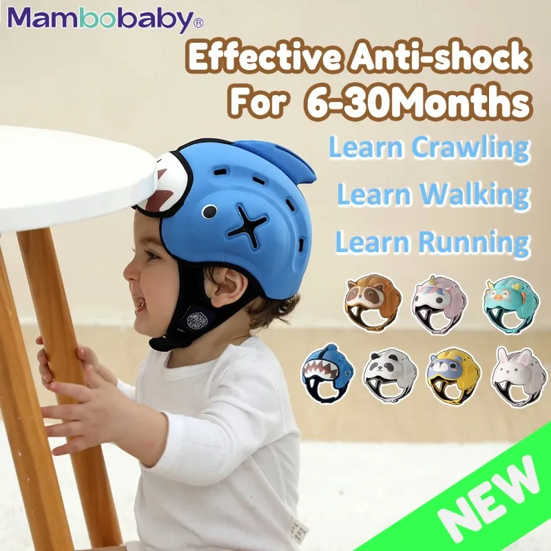 Safe Anti-Shock Baby Helmet Toddler Head Protector Headgear for Infant Learn Crawl, Walk Prevent Injury from Bump Fall
Safe Anti-Shock Baby Helmet Toddler Head Protector Headgear for Infant Learn Crawl, Walk Prevent Injury from Bump Fall
