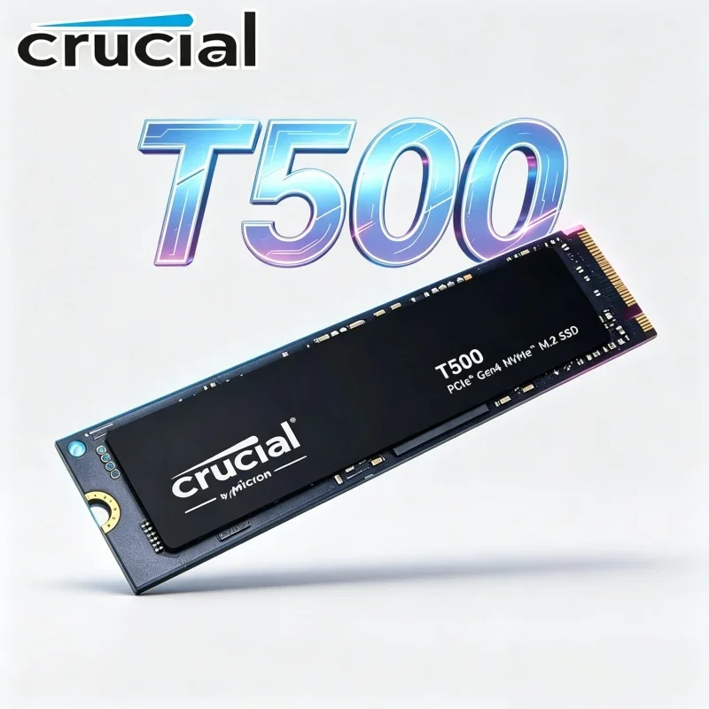 High-Speed Crucial T500 CT1000T500SSD8 1TB PCIe 4 NVMe M.2 2280 SSD 7300MB/s Gaming Internal Drive for PS5 Laptop Desktop
High-Speed Crucial T500 CT1000T500SSD8 1TB PCIe 4 NVMe M.2 2280 SSD 7300MB/s Gaming Internal Drive for PS5 Laptop Desktop