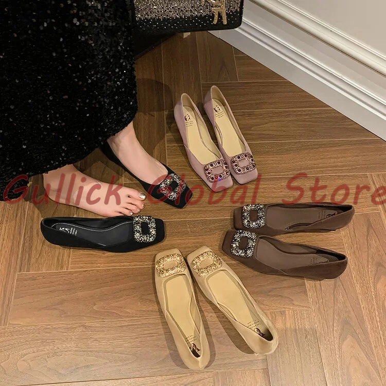 2024 New Arrival Shallow Mouthed Square Toe Rhinestone Elegant Pump Shoes Mental Decoration Slip On Basic Career Dress Mid Heels
2024 New Arrival Shallow Mouthed Square Toe Rhinestone Elegant Pump Shoes Mental Decoration Slip On Basic Career Dress Mid Heels