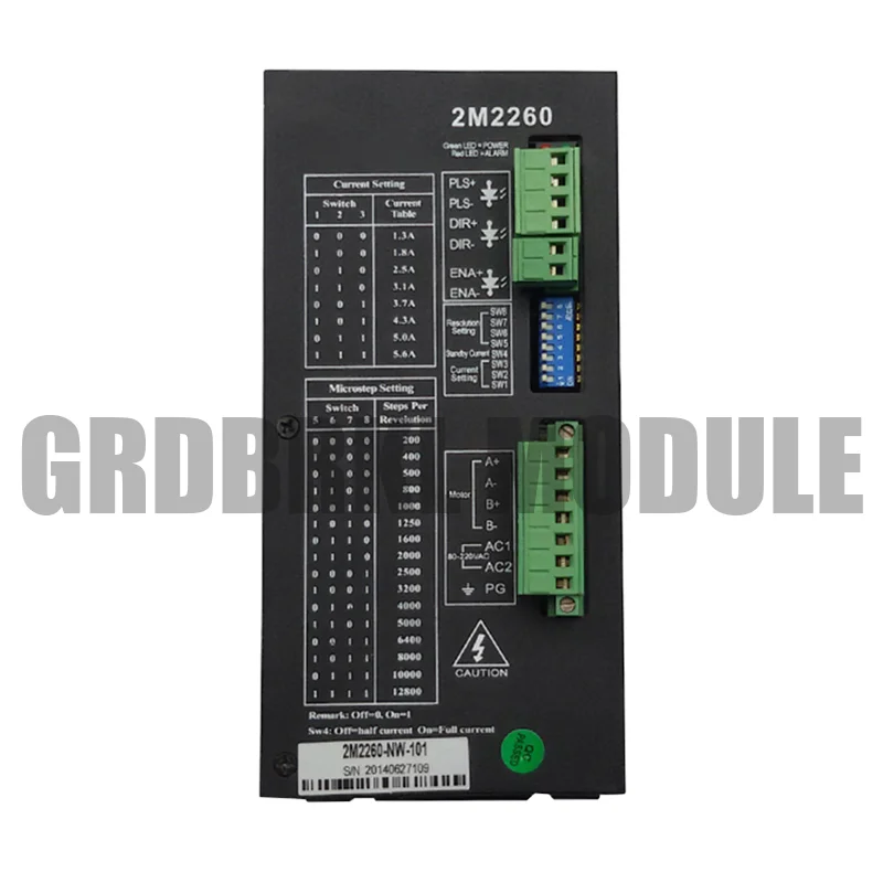 2M2260-NW-101 Two-phase Stepper Driver Adapter 86 110 Stepper Motor Single-phase 220V
2M2260-NW-101 Two-phase Stepper Driver Adapter 86 110 Stepper Motor Single-phase 220V