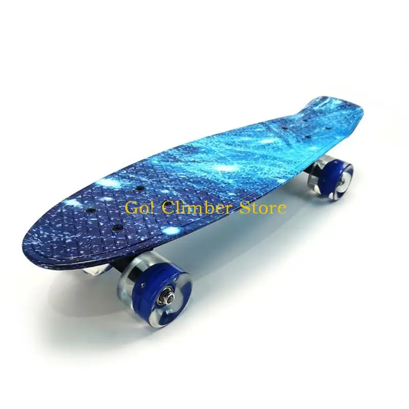Q84C 22-дюймовый скейтборд Mini Cruiser с мигающим колесом для скейтборда с рыбой
Q84C 22-дюймовый скейтборд Mini Cruiser с мигающим колесом для скейтборда с рыбой