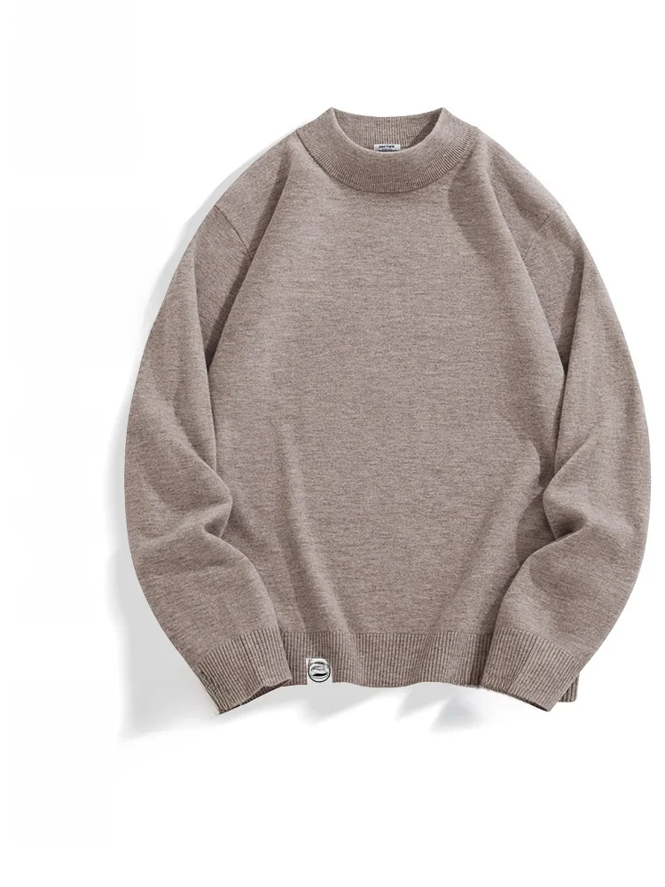 Men's Thiened Woolen Knitted Sweater f High Collar Casual Sle Warmth Comfortable Loose Fit Autumn Winter
Men's Thiened Woolen Knitted Sweater f High Collar Casual Sle Warmth Comfortable Loose Fit Autumn Winter