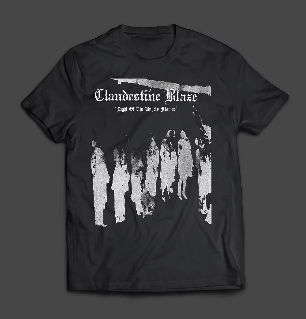Футболка Clandestine Blaze Night of The Unholy Flames для мужчин и женщин, хлопковые топы с короткими рукавами в стиле хип-хоп, мужская одежда, летние топы
Футболка Clandestine Blaze Night of The Unholy Flames для мужчин и женщин, хлопковые топы с короткими рукавами в стиле хип-хоп, мужская одежда, летние топы