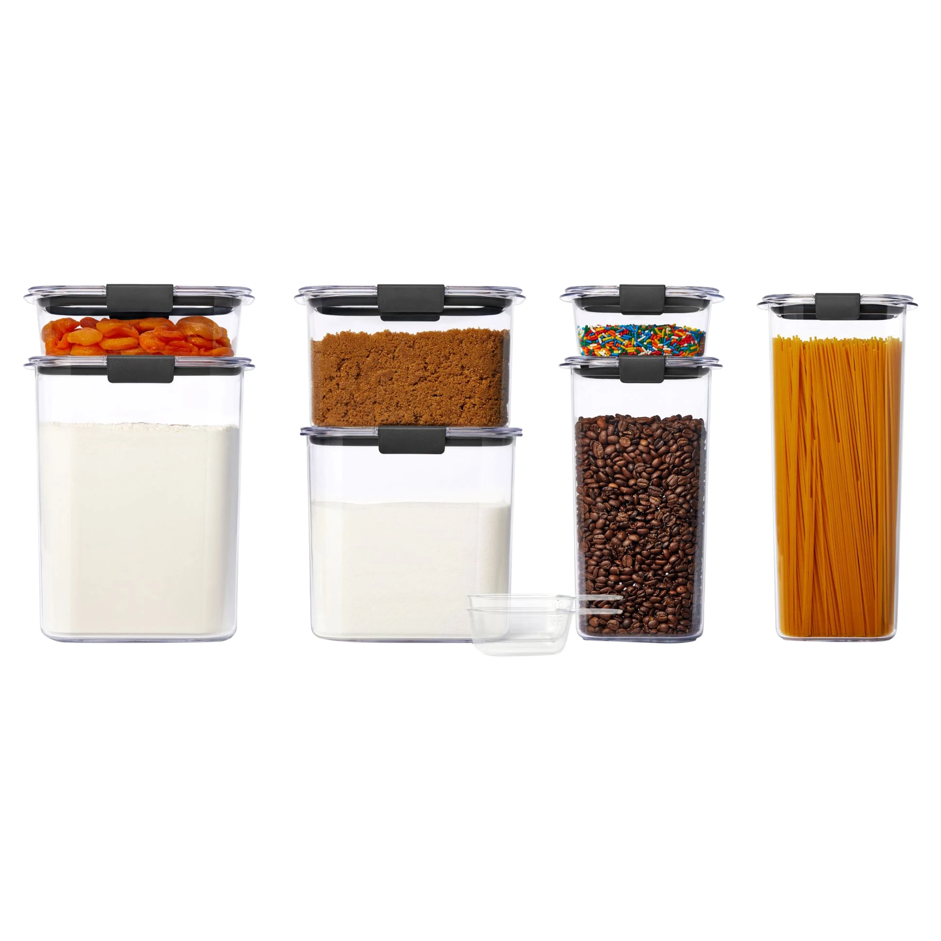 7-Piece Clear Airtight Food Storage Container Set for Pantry Organization
7-Piece Clear Airtight Food Storage Container Set for Pantry Organization