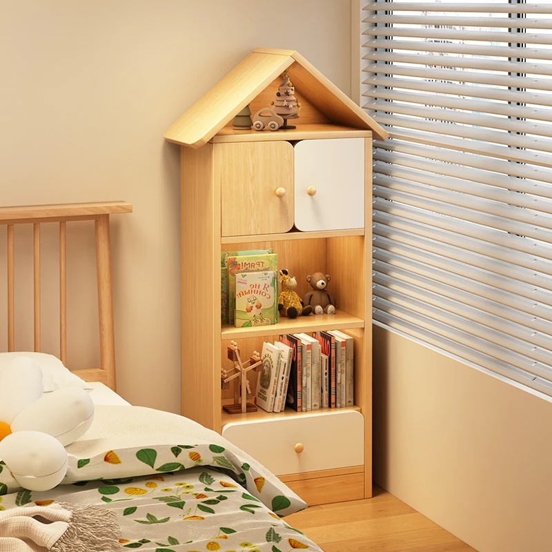 Simple bookshelf Floor-to-ceiling shelf Kindergarten toy storage cabinet Bedroom bedside table Room creative small
Simple bookshelf Floor-to-ceiling shelf Kindergarten toy storage cabinet Bedroom bedside table Room creative small