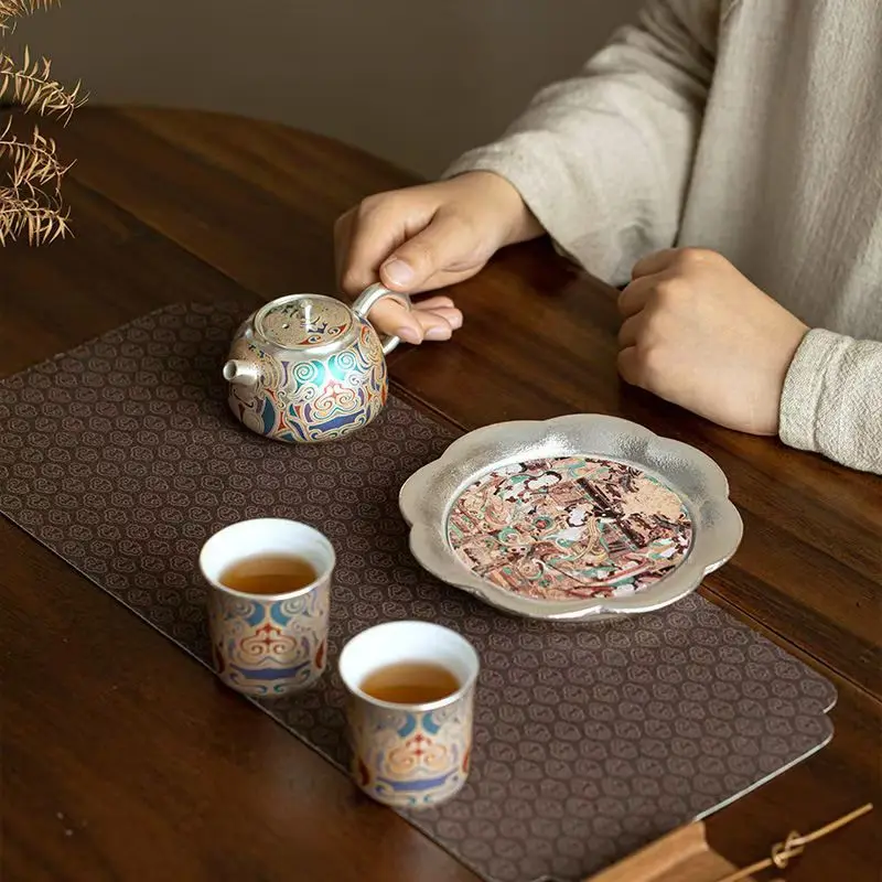 HYS silver kettle handmade tea set - portable ceramic kung fu tea set
HYS silver kettle handmade tea set - portable ceramic kung fu tea set