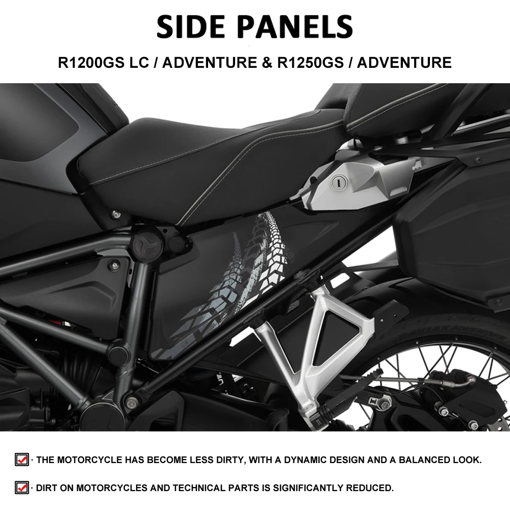 For BMW R1200GS LC Adventure 2014- Motorcycle Side Panel Infill Frame Guard Protector Cover Protection R1250GS GS1250 ADV 2018-
For BMW R1200GS LC Adventure 2014- Motorcycle Side Panel Infill Frame Guard Protector Cover Protection R1250GS GS1250 ADV 2018-
