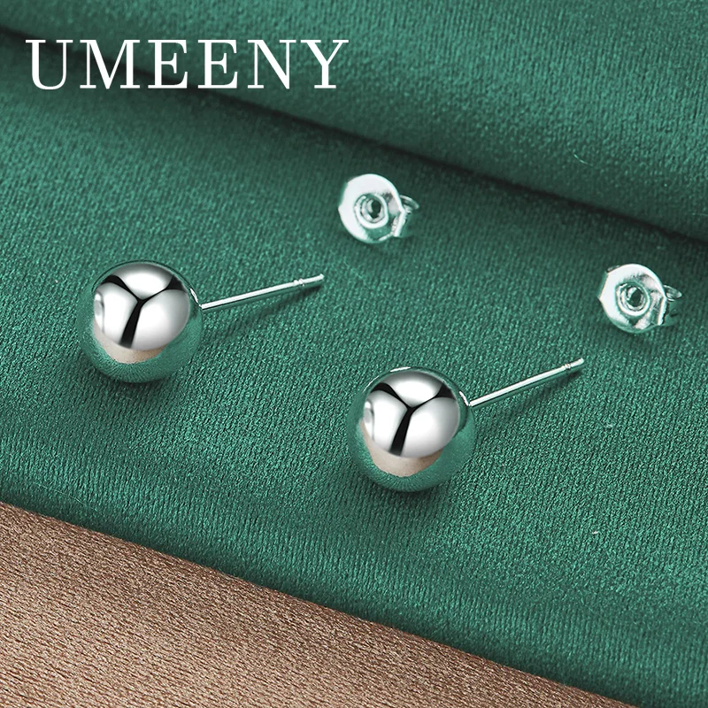 Simple 925 Sterling Silver Exquisite Fashion Round Earrings for Women Jewelry Party Gift Accessories
Simple 925 Sterling Silver Exquisite Fashion Round Earrings for Women Jewelry Party Gift Accessories