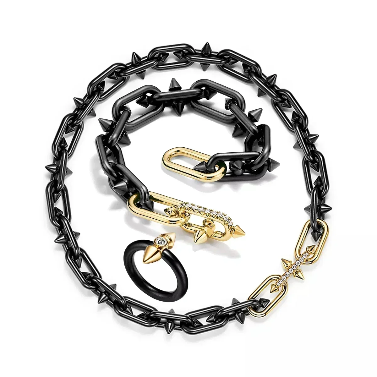 Tiff-S925 Silver Jewelry Set, Poseidon and Trident Design, Modern and Avant-garde, Full of Personality, 2024 Novelty
Tiff-S925 Silver Jewelry Set, Poseidon and Trident Design, Modern and Avant-garde, Full of Personality, 2024 Novelty