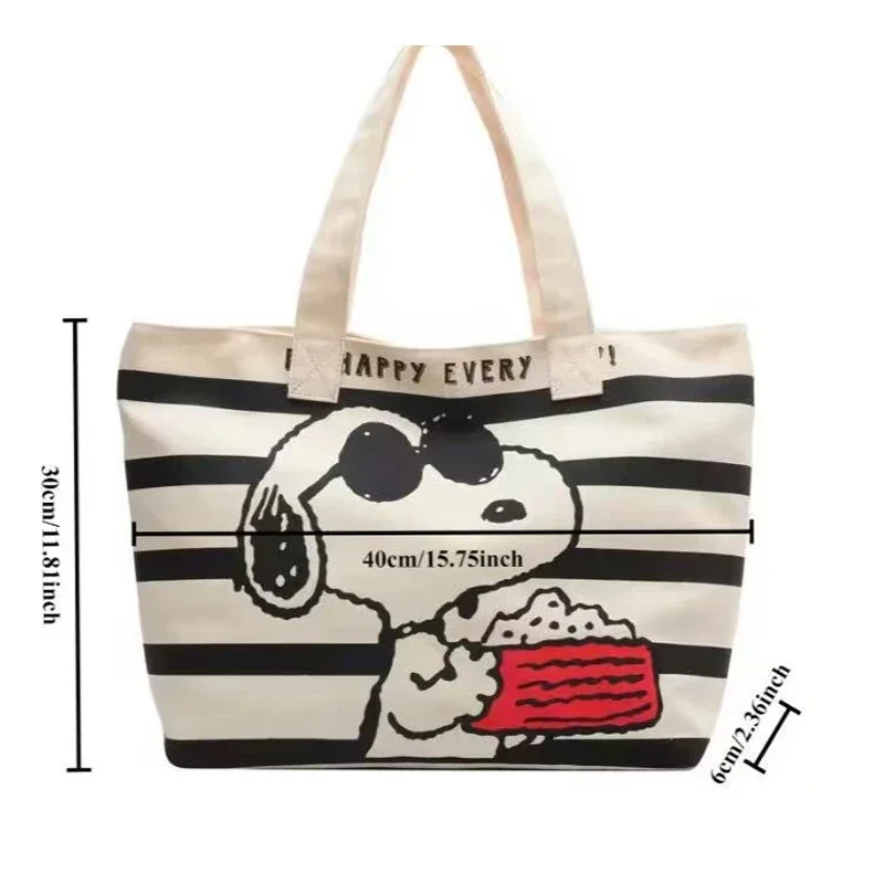 Snoopy Cartoon Large Capacity Canvas Tote Bag Hot Mommy Bag Cute Book Bag for Women Girls Students Fashion School College
Snoopy Cartoon Large Capacity Canvas Tote Bag Hot Mommy Bag Cute Book Bag for Women Girls Students Fashion School College