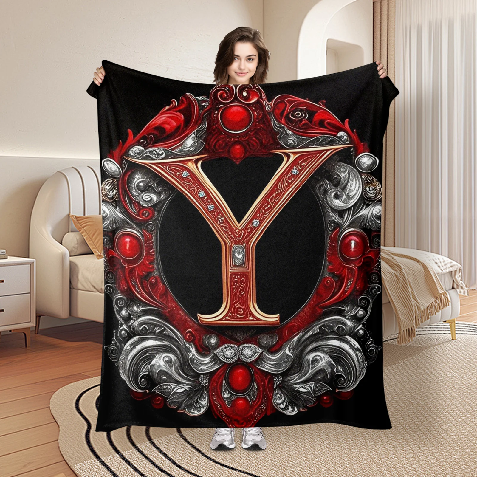 Luxurious Red Gem-Inspired Y Design Blanket With Opulent Style For Elegant Home Decor And Creative Comfort
Luxurious Red Gem-Inspired Y Design Blanket With Opulent Style For Elegant Home Decor And Creative Comfort