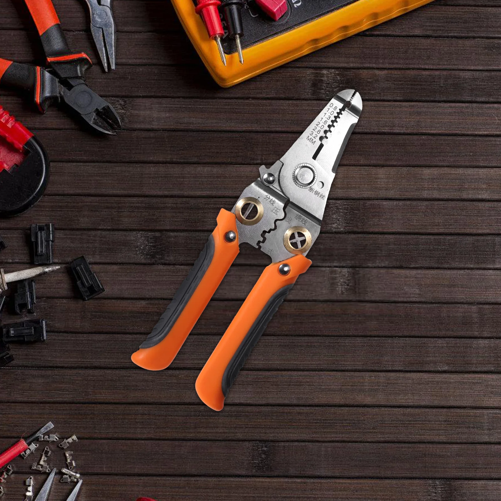 Multifunctional Electricians Pliers Wire Stripping Crimping Tool Stainless Steel Cutting Disconnect H held Maintenance Tools 
Multifunctional Electricians Pliers Wire Stripping Crimping Tool Stainless Steel Cutting Disconnect H held Maintenance Tools
