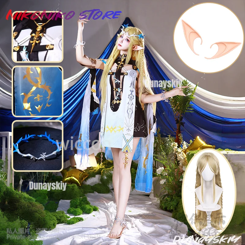 Cartethyia Cosplay Game Wuthering Waves Anime Costume Water Color Sexy Dress Fairy Lolita Earwear Long Wigs Headwear 코스프레
Cartethyia Cosplay Game Wuthering Waves Anime Costume Water Color Sexy Dress Fairy Lolita Earwear Long Wigs Headwear 코스프레
