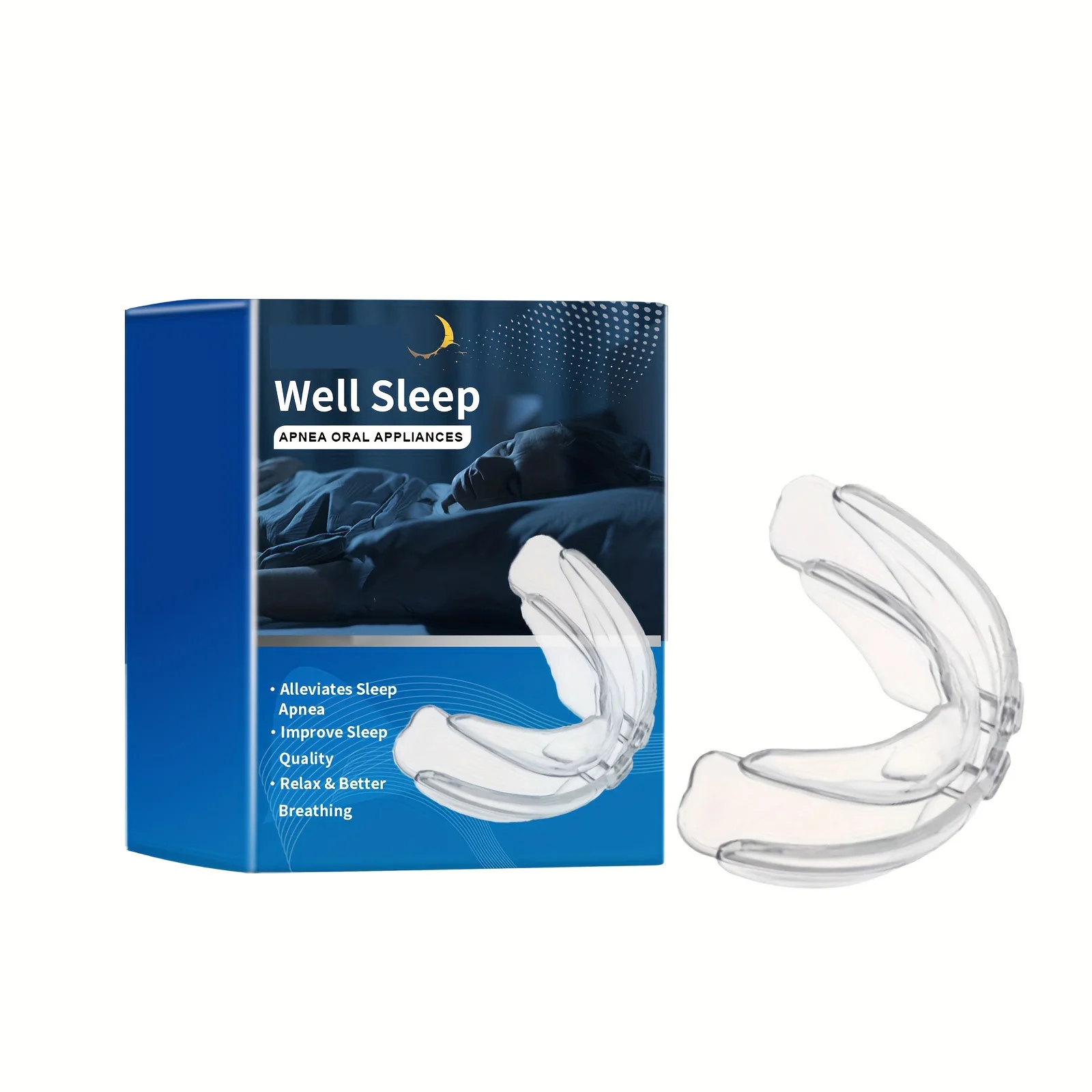 New Anti Snoring Sleeping Aid Bruxism Mouth Guard Tray Braces Mouthguard Snoring Better Sleeping Breathing Night Teeth Care Tool
New Anti Snoring Sleeping Aid Bruxism Mouth Guard Tray Braces Mouthguard Snoring Better Sleeping Breathing Night Teeth Care Tool