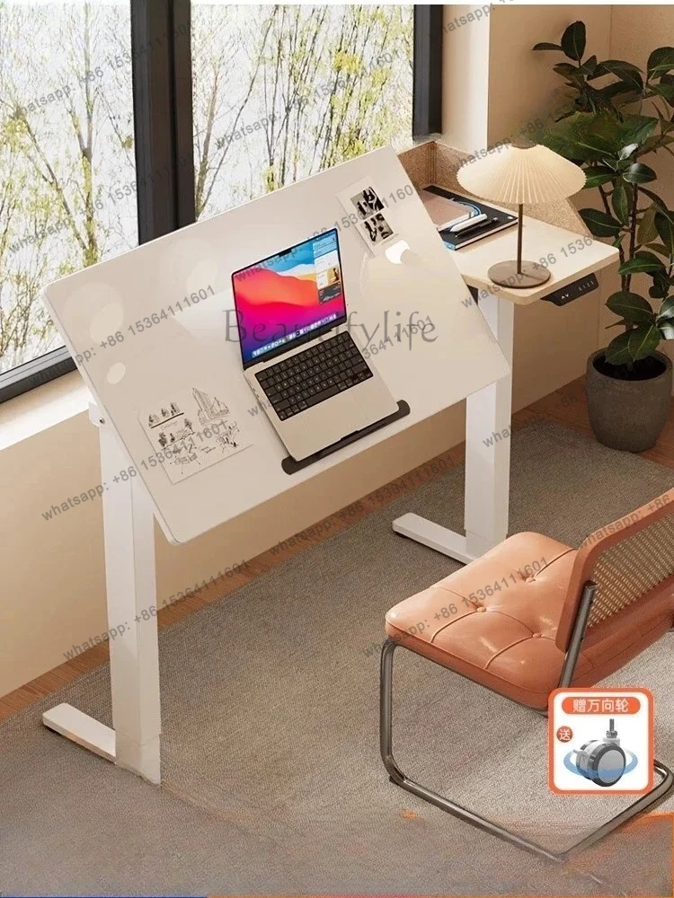 Automatic electric lifting table folding desk tempered glass painting calligraphy table removable for home use
Automatic electric lifting table folding desk tempered glass painting calligraphy table removable for home use