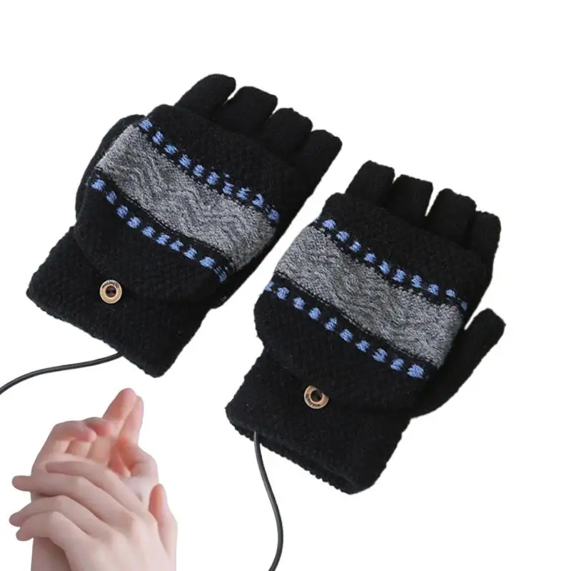 Heated Gloves For Men USB Fingerless Winter Gloves For Women Men Knitting Typing Gloves Heated Work Gloves For Ski Snowboarding
Heated Gloves For Men USB Fingerless Winter Gloves For Women Men Knitting Typing Gloves Heated Work Gloves For Ski Snowboarding