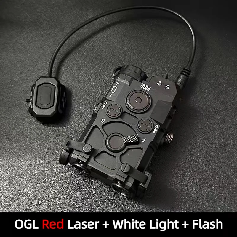 Tactical Flashlight with Red/Green Laser 20mm Rail Mount Pressure Switch, Multifunctional Nylon Body for Toy Gun Accessories
Tactical Flashlight with Red/Green Laser 20mm Rail Mount Pressure Switch, Multifunctional Nylon Body for Toy Gun Accessories