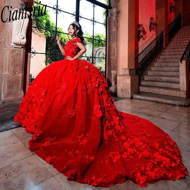 Красное платье Quinceanera с открытыми плечами, бальное платье с 3D цветами и аппликациями, кружевной корсет по индивидуальному заказу, Vestidos De XV Anos
Красное платье Quinceanera с открытыми плечами, бальное платье с 3D цветами и аппликациями, кружевной корсет по индивидуальному заказу, Vestidos De XV Anos