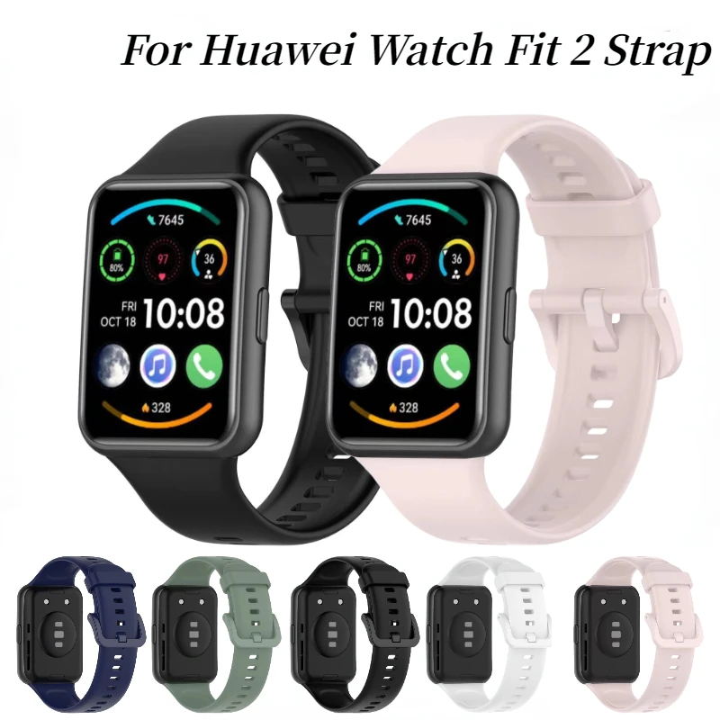 Silicone Strap For Huawei Watch Fit 2 Original Band Smartwatch Bracelet Wristband Correa For Huawei watch fit 2 Belt Accessories
Silicone Strap For Huawei Watch Fit 2 Original Band Smartwatch Bracelet Wristband Correa For Huawei watch fit 2 Belt Accessories
