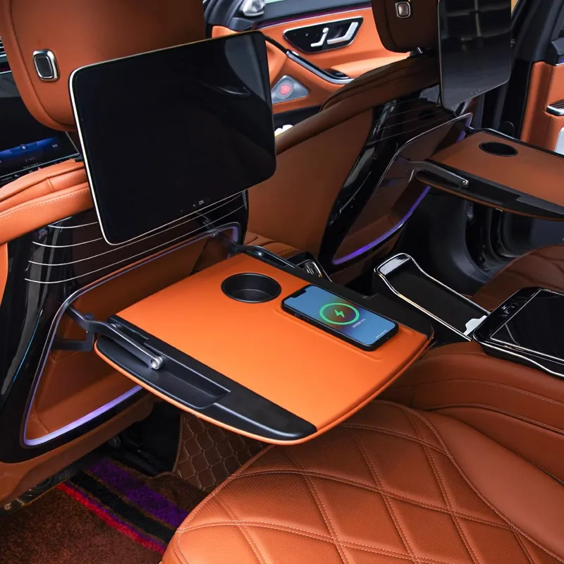 Mercedes-Benz S-Class S400L S450 GLE450 GLS450 rear electric small table board folding seat modification
Mercedes-Benz S-Class S400L S450 GLE450 GLS450 rear electric small table board folding seat modification