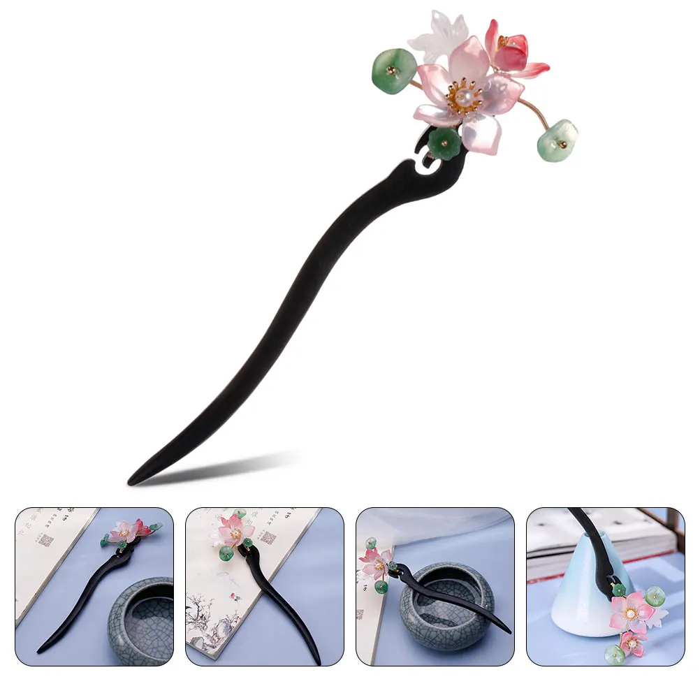 Lotus Hairpin Wooden Stick Vintage Chinese Style Women Hair Accessories Decorative Elegant Stylish Fine Texture Exquisite
Lotus Hairpin Wooden Stick Vintage Chinese Style Women Hair Accessories Decorative Elegant Stylish Fine Texture Exquisite