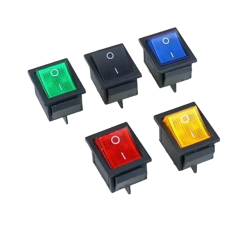KCD4 Rocker Switch On Off 6 Pin 4 Pin with Light 16A 250VAC 20A 125VAC Latching Power switch I/O Button Switches
KCD4 Rocker Switch On Off 6 Pin 4 Pin with Light 16A 250VAC 20A 125VAC Latching Power switch I/O Button Switches