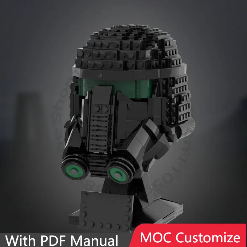 524 PCS Custom Helmet Model Special Forces Trooper MOC Customize Modular Building Block Design Creative DIY Assembly Toy Gift
524 PCS Custom Helmet Model Special Forces Trooper MOC Customize Modular Building Block Design Creative DIY Assembly Toy Gift