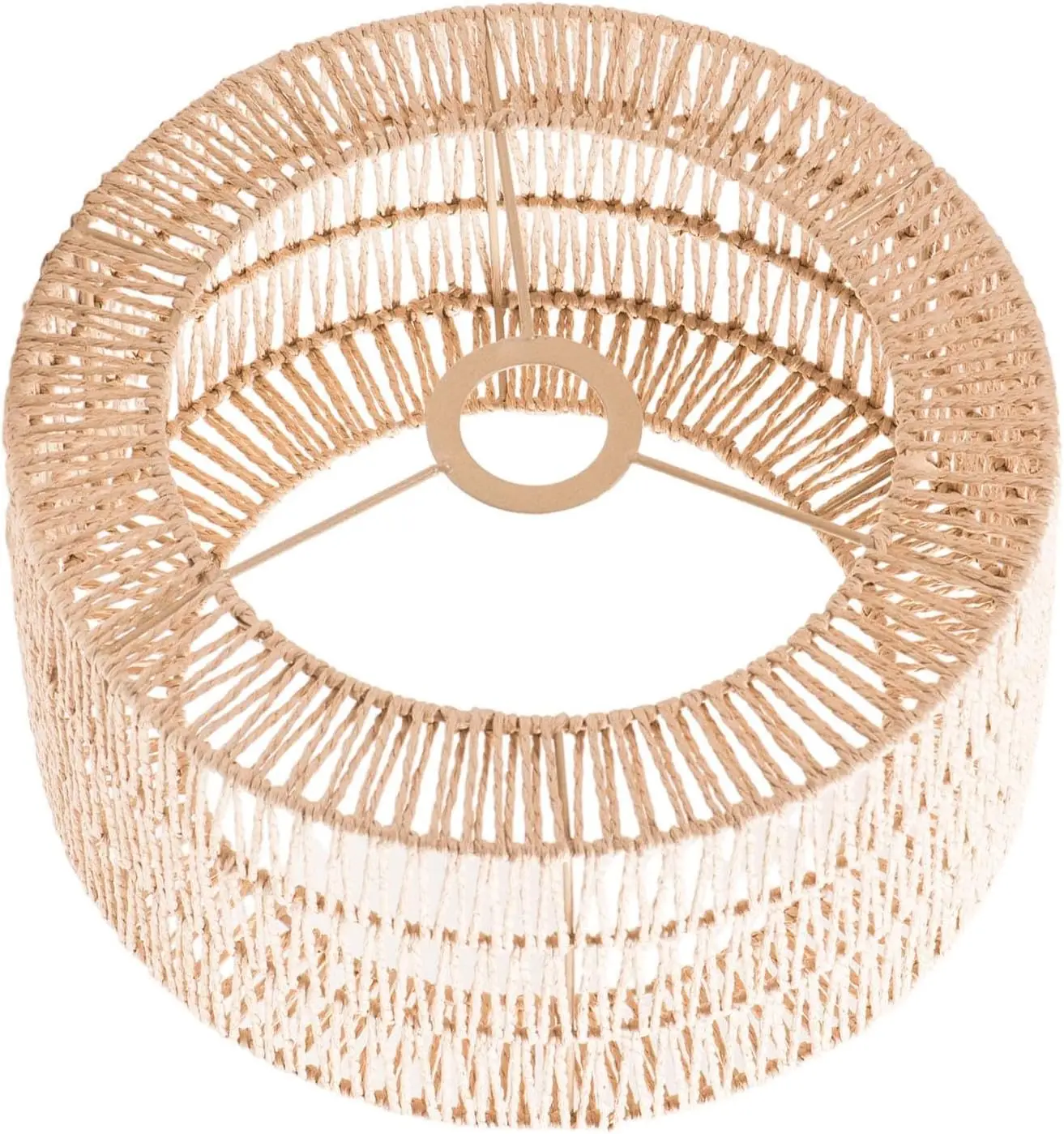 Paper Rope Lampshade Boho Lampshade, Rustic Woven Lamp Shade Bulb Guard for Outdoor Bedroom Kitchen Island Restaurant (1
Paper Rope Lampshade Boho Lampshade, Rustic Woven Lamp Shade Bulb Guard for Outdoor Bedroom Kitchen Island Restaurant (1