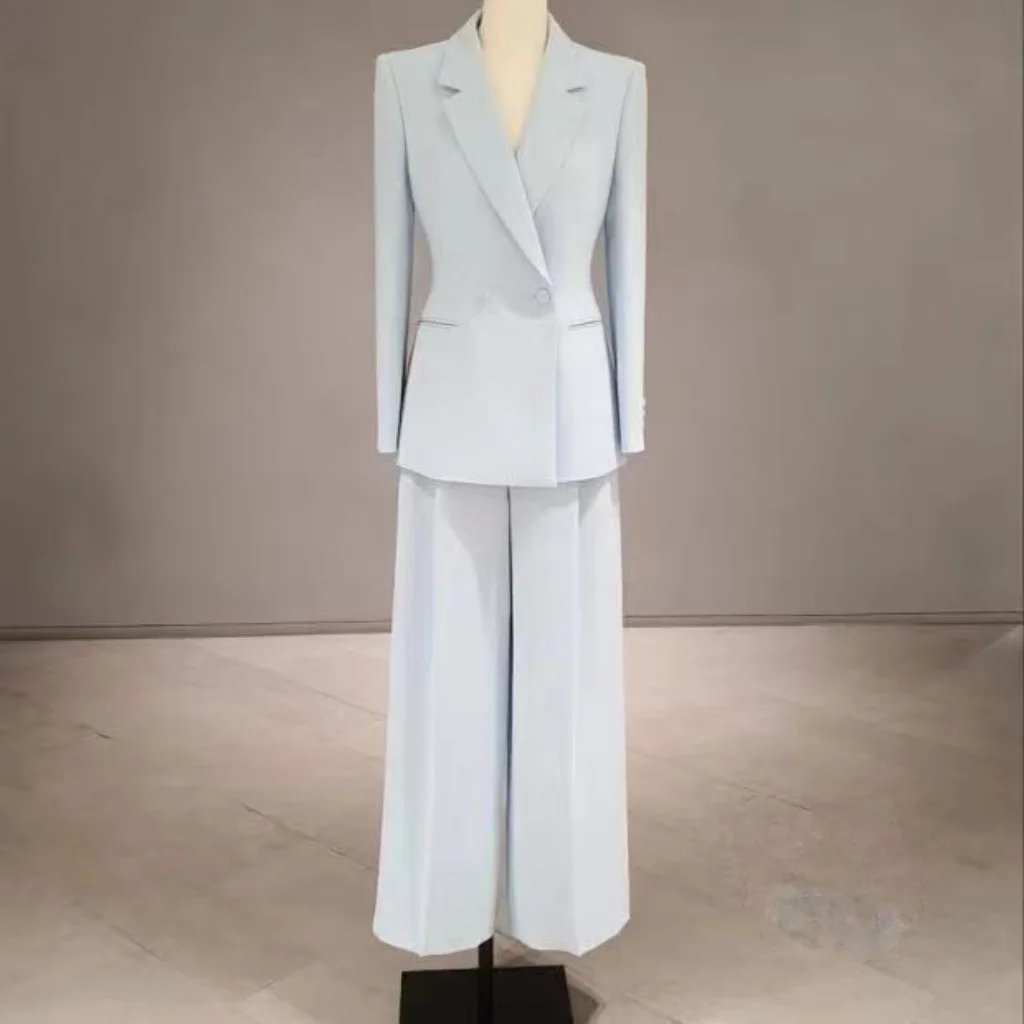 Elegant Professional Women's Suit Set Spring Fashion Pure Color Versatile Long Sleeve Button up Four Piece Ensemble
Elegant Professional Women's Suit Set Spring Fashion Pure Color Versatile Long Sleeve Button up Four Piece Ensemble