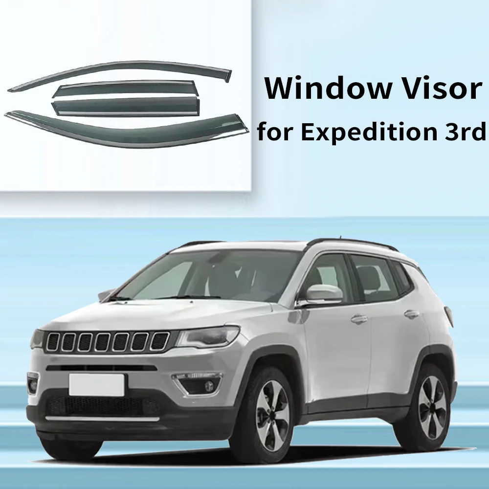 Chrome Strips Rain Guards for JEEP Compass 2011-2025 Window Visor Wind Deflectors Door Visor Vent Shades Ventvisor
Chrome Strips Rain Guards for JEEP Compass 2011-2025 Window Visor Wind Deflectors Door Visor Vent Shades Ventvisor