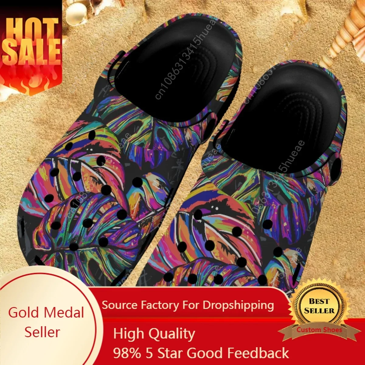 Summer Sandals Tropical Monstera Hawaii Style Women Clogs Casual Flats Garden Shoes Woman Autumn Unisex Couple Beach Slides 2023
Summer Sandals Tropical Monstera Hawaii Style Women Clogs Casual Flats Garden Shoes Woman Autumn Unisex Couple Beach Slides 2023