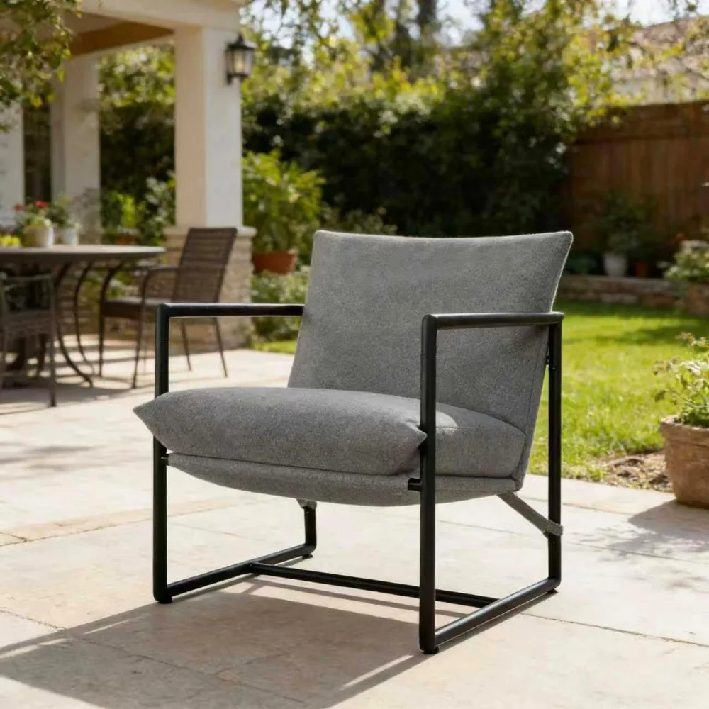Virplik Mid-Century Modern Accent Chair Comfortable Indoor/Outdoor Lounge Armchair with Cushion for Living Room Bedroom or Patio
Virplik Mid-Century Modern Accent Chair Comfortable Indoor/Outdoor Lounge Armchair with Cushion for Living Room Bedroom or Patio