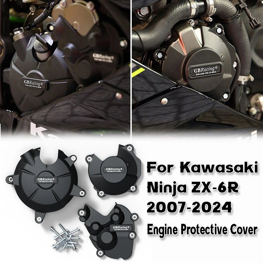 For KAWASAKI ZX-6R ZX6R 636 2007-2024 Engine Guard Protection Covers Engine Cover Set
For KAWASAKI ZX-6R ZX6R 636 2007-2024 Engine Guard Protection Covers Engine Cover Set