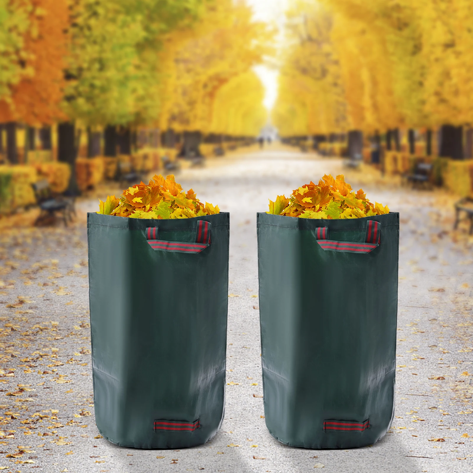 Leaf Bag, Leaf Waste Bag, 120L 2 Pack Garden Yard Bag, Heavy Duty Reusable, Waterproof Tear-Resistant PP for Parks, Individuals
Leaf Bag, Leaf Waste Bag, 120L 2 Pack Garden Yard Bag, Heavy Duty Reusable, Waterproof Tear-Resistant PP for Parks, Individuals