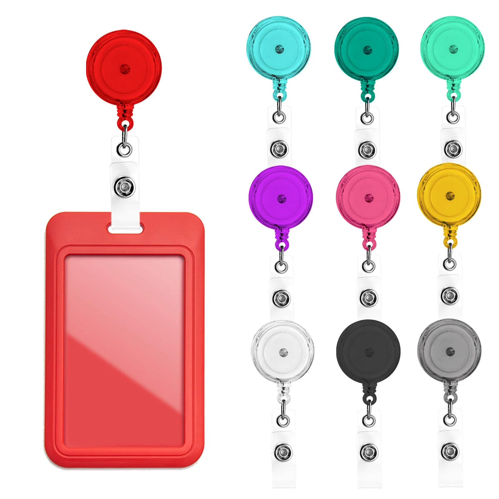 Bank Credit Card Holder Bus ID Card Holder Identity Badge Holder Bus Card case cards sleeves with Retractable Reel Office Supply
Bank Credit Card Holder Bus ID Card Holder Identity Badge Holder Bus Card case cards sleeves with Retractable Reel Office Supply