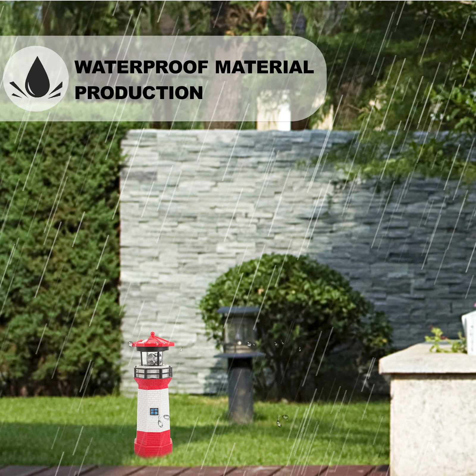Solar Rotating Lighthouse Resin Iron Red Outdoor Garden Decor Statue LED Solar L nament Yard Lawn Patio Decorative
Solar Rotating Lighthouse Resin Iron Red Outdoor Garden Decor Statue LED Solar L nament Yard Lawn Patio Decorative