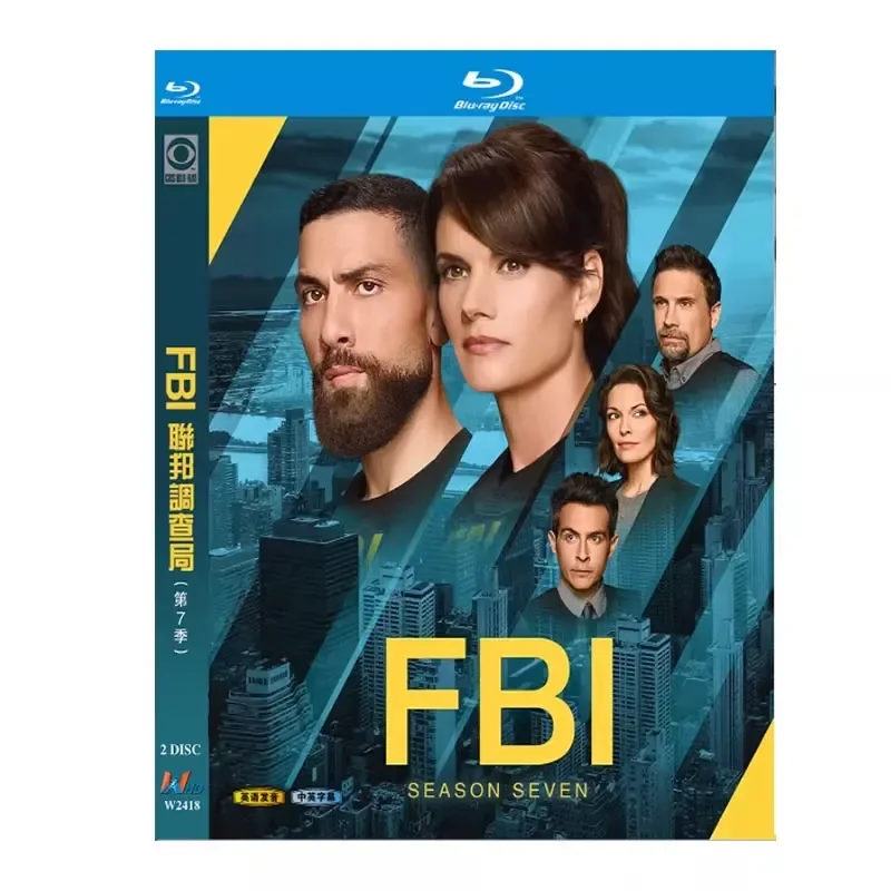 BD Blu-ray Disc American Suspense Crime TV Series FBI Season 7 2 Disc Box
BD Blu-ray Disc American Suspense Crime TV Series FBI Season 7 2 Disc Box