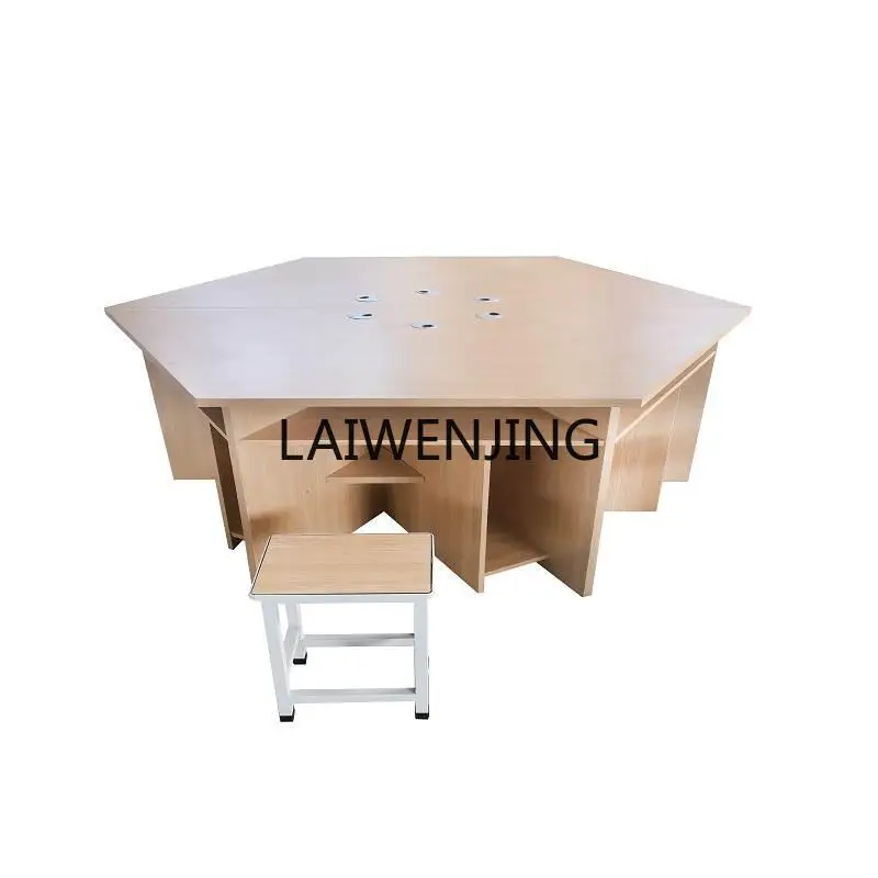 HLZ Research on Hexagonal Science Experiment of HLZ Microcomputer Classroom Table and Chair Aluminum Frame Hexagonal Table
HLZ Research on Hexagonal Science Experiment of HLZ Microcomputer Classroom Table and Chair Aluminum Frame Hexagonal Table