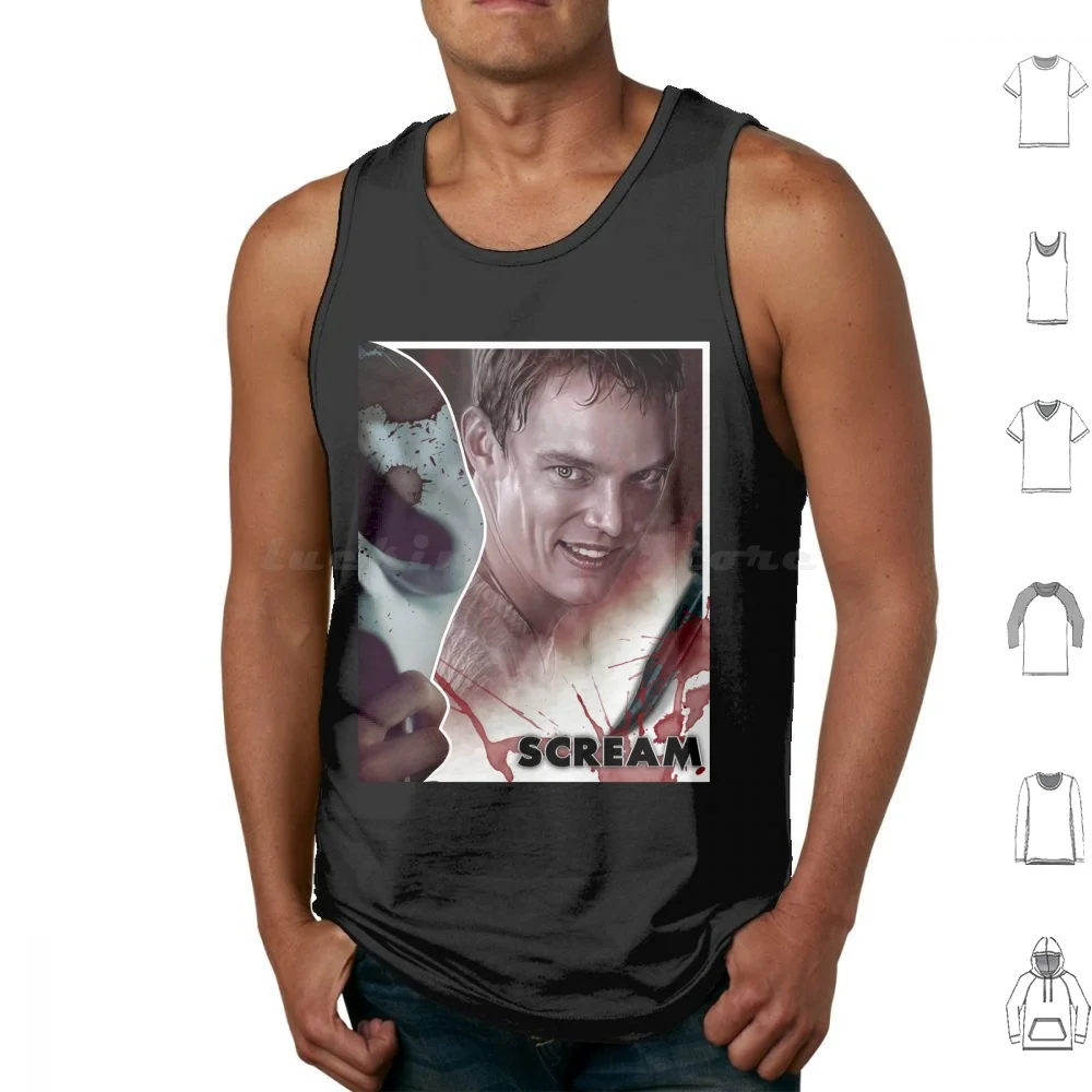 Scream-Stu Macher Tank Tops Vest Sleeveless Scream Fanart Horror 90s Ghostface Stu Macher Matthew Lillard
Scream-Stu Macher Tank Tops Vest Sleeveless Scream Fanart Horror 90s Ghostface Stu Macher Matthew Lillard