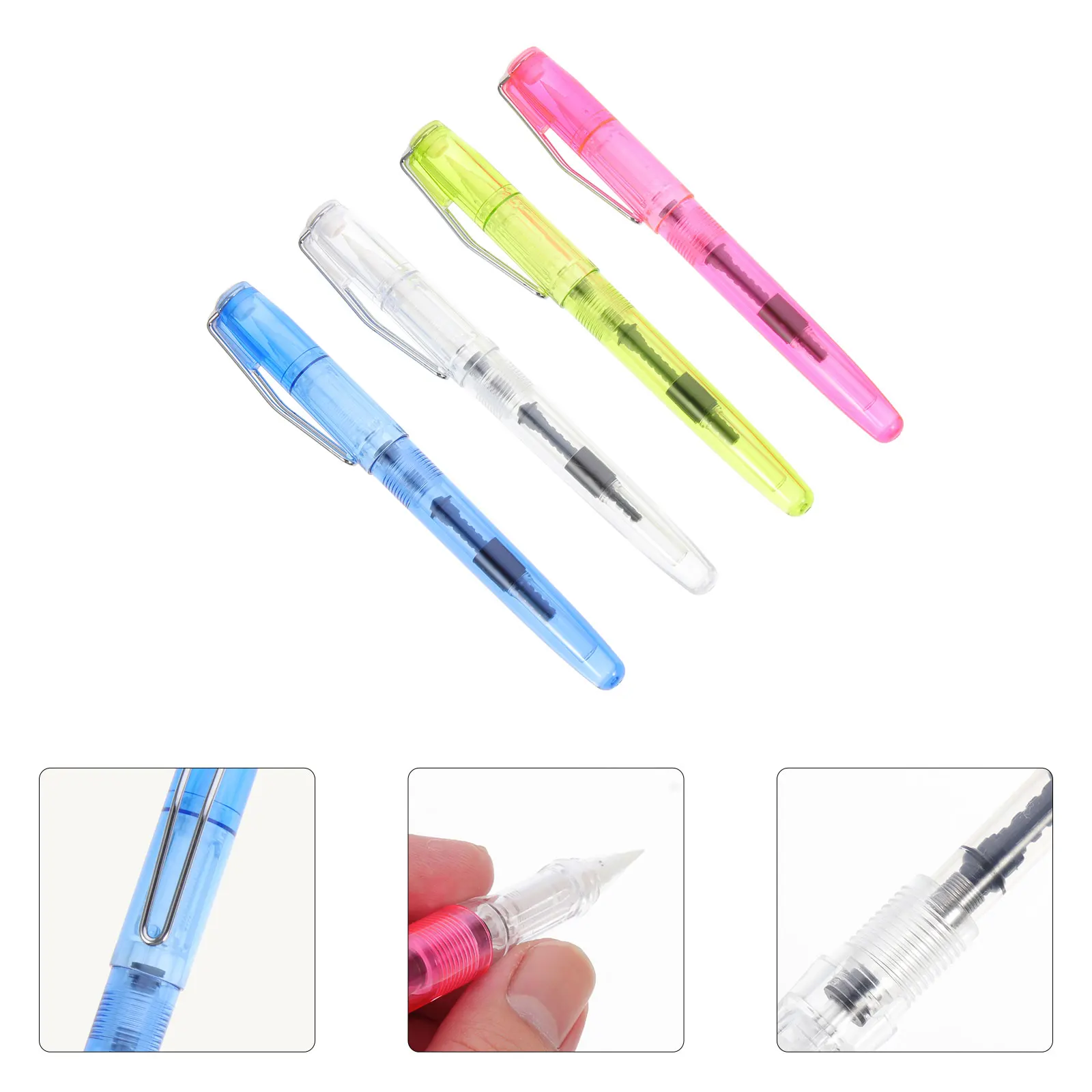 4pcs Refillable Brush Pen Watercolor Painting Student Use Drawing Pens Nylon Hair Calligraphy Large Ink Storage Reusable
4pcs Refillable Brush Pen Watercolor Painting Student Use Drawing Pens Nylon Hair Calligraphy Large Ink Storage Reusable