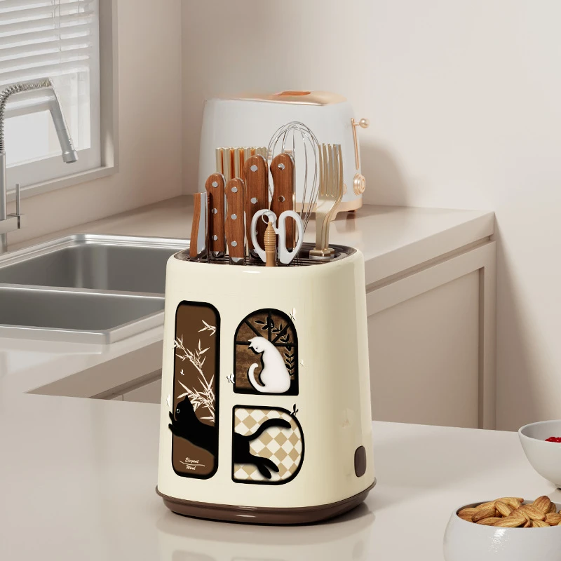 Kitchen Utensil Organizer with Drainage - Holds Chopsticks and Spoons, Keeps Your Kitchen Tools Dry and Neat
Kitchen Utensil Organizer with Drainage - Holds Chopsticks and Spoons, Keeps Your Kitchen Tools Dry and Neat