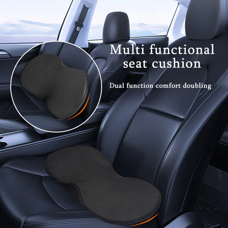 2 in 1 Multifunctional Car Seat Cushion Universal Memory Lumbar Pillow Support Driver Breathable Increased Height Buttocks Pad
2 in 1 Multifunctional Car Seat Cushion Universal Memory Lumbar Pillow Support Driver Breathable Increased Height Buttocks Pad
